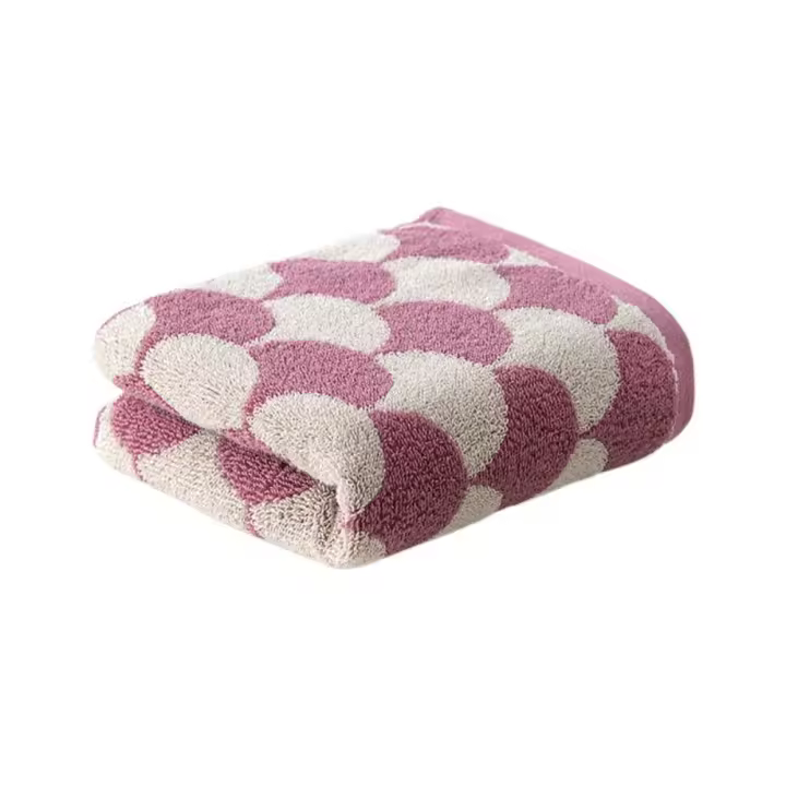 Toalla de baño Jacquard de Color de 34x74cm, toalla facial de algodón de dibujos animados de lujo, cómoda y sencilla toalla de ducha para nadar - 1