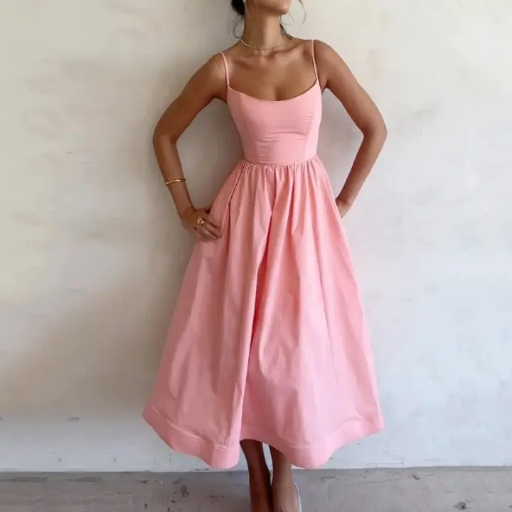 Camisola larga con cuello para mujer, nuevo verano europeo y americano, estampado moderno, fresco - 1