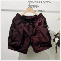 Nuevos pantalones cortos de trabajo de verano para hombre, pantalones cortos informales holgados de pierna recta de cinco piezas de estilo japonés, pantalones casuales versátiles - details 2