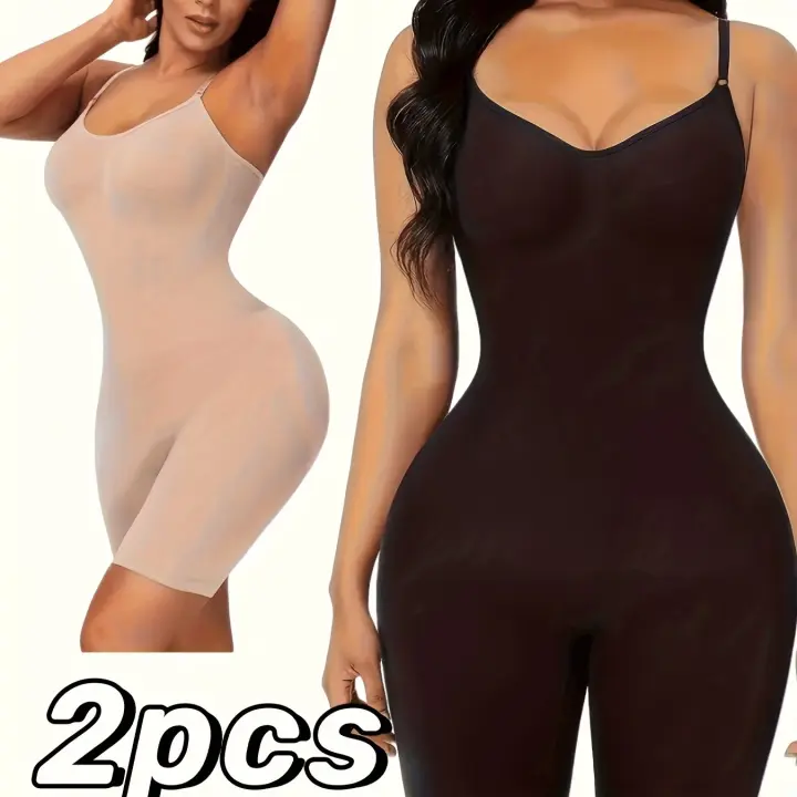 Moldeador De Mono Sin Costuras, Control De Abdomen Y Realce De Glúteos, Faja Reductora Para El Cuerpo De Las Mujeres, 2 Piezas - 1