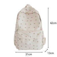 Mochila antirrobo de nailon a prueba de agua para mujer, bolso de hombro informal de gran capacidad para la escuela, mochila de viaje para adolescentes - details 19