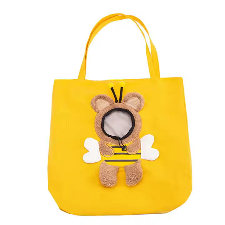 Bolsa de transporte para gatos y mascotas, mochila de viaje portátil de doble hombro para exteriores, conjunto de viaje - 1