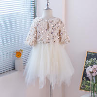 Vestido de princesa con borlas y lentejuelas para niñas, ropa infantil de verano, 2024 - details 8