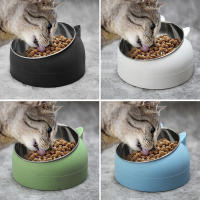 Cuenco de comida para perros, Base antideslizante, doble cuenco, respetuoso con el medio ambiente, para cachorros, gatos y perros - details 1