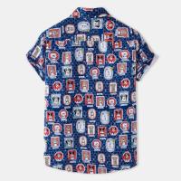 Camisa hawaiana de manga corta para hombre, camisa con estampado completo de flores para playa, novedad de 2024 - details 30