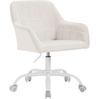 Ruedas, Silla Ergonómica de Estudio, Altura Ajustable, Silla Escritorio para Oficina y Dormitorio, Terciopelo, - details 0