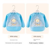 Babero impermeable para alimentación de bebé, toalla de Saliva sin lavar a prueba de suciedad, delantal para eructar, toalla de baba de manga larga, babero para bebé, ropa para eructar para niños - details 13