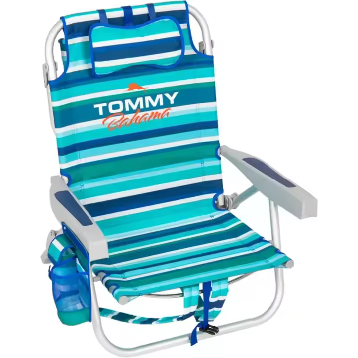 Mochila Silla de Playa 2 Pack Aluminio (Atardecer Tropical) - 1