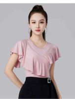 Tops de baile elegantes y modernos, graduación clásica TRE, street TRE con volantes, camiseta festival femenina Ustada Latina - details 12