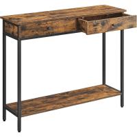 Mesa de Entrada de Acero Estilo Industrial para Sala de Estar, Dormitorio, Pasillo - details 0