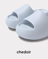 Zapatillas frescas de color sólido de suela gruesa para el hogar de verano para mujer, nuevas zapatillas de baño para el hogar, zapatos casuales de moda para aumentar la altura - details 12