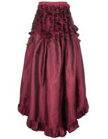 Vestido de fiesta punk gótico para mujer, peplum victoriano, vestido pirata, talla grande - details 8