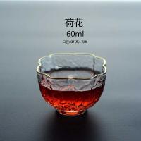 Juego maestro de Kung Fu, taza de té de cristal gruesa transparente con bordes con patrón de martillo para el hogar, taza de té pequeña King - details 11