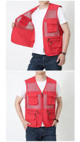 Chaqueta de malla transpirable para hombre, chaqueta deportiva sin mangas con bolsillos, ropa de verano - details 11