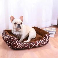 Cama cuadrada de felpa para perro y gato, cojín calmante para perros medianos y pequeños, suministros para mascotas, accesorios - details 12