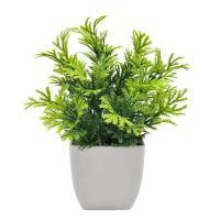 Plantas artificiales con macetas de plástico, vegetación perfecta para el hogar, raciones, escritorio de oficina, sala de estar y cama, 1 ud. - details 3