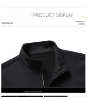 Traje deportivo informal de alta calidad para hombre, chaqueta elegante, top y pantalones, 95% POLIÉSTER + 5% spandex - details 6