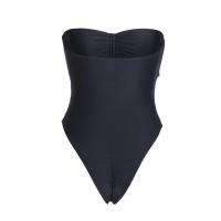 Traje de baño de una pieza para mujer, traje de baño Push Up, traje de baño ahuecado atrevido, traje de baño con Control de barriga - details 3