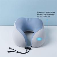 Almohadas de viaje en forma de U de rebote lento, bolsas de almacenamiento, cojín de soporte para el cuello de espuma, refrigeración, protección del cuello de 360 grados, almohada para dormir - details 9