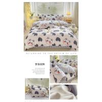 Juego de cuatro piezas mate, ropa de cama para estudiantes, grueso, agradable para la piel, estampado pequeño, juego de tres piezas - details 22