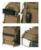 Mochila táctica de escalada, almacenamiento Molle grande, Camping, senderismo, viaje, bolsa deportiva, equipaje al aire libre, pesca, montañismo - details 10