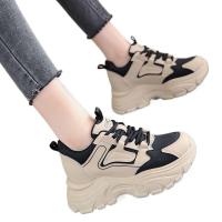 2025 Nueva Plataforma Papá Mujeres Aumento de Altura Ligero Interior Deportes Pequeños Zapatos Casuales - details 0