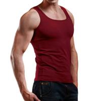 Chaleco deportivo para hombre, camiseta sin mangas con cuello cuadrado para culturismo, camiseta sin mangas con absorción de sudor, camiseta interior informal elástica para correr y gimnasio - details 6