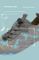 Zapatillas Deportivas Transpirables y Resistentes al Desgaste Zapatos de Montaña de Corre con Suela de Goma Cierre de Cordón Para Primavera/Verano - details 10