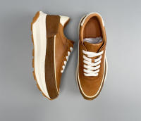 Zapatos deportivos de plataforma transpirables de cuero nuevos, estilo retro Forrest Gump - details 27
