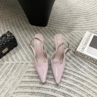 Bolsa de tacón fino puntiagudo sandalias de cabeza de las mujeres usan nuevo trasero francés versátil boca vacía poco profunda zapatos individuales zapatos de mujer - details 24