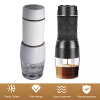Cafetera portátil 3 en 1, máquina de café expreso de cápsulas manual sin calefacción, no eléctrica, adecuada para cápsulas Nespresso, cápsulas Dolce Gusto y moler café, adecuada para coche, viajes, oficina, camping y senderismo, el mejor regalo - details 2