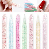 Palillo de cristal reutilizable para manicura, 50 piezas, doble cara, quitacutículas, pedicura, cuidado de las uñas - details 0