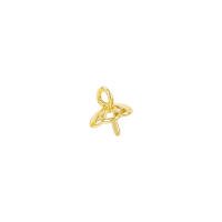 Perlas de latón de alta calidad con baño de oro de 18K, media perforación, para conectar dijes, tapas de perlas, accesorios para la fabricación de joyería DIY para mujeres - details 69