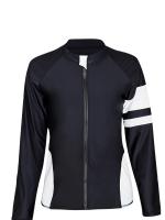 Traje de baño para hombres, traje de buceo y ajustado de secado rápido, chaqueta de manga larga y pantalones cortos y mallas - details 3