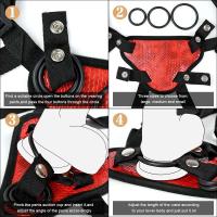 Leten Correa Ajustable Correa de Pegging sin Almohadilla para Parejas Juguete para Adultos de Placer Sensual Adecuado para Varios Dildos - details 1