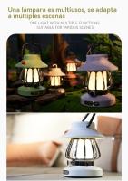 Linterna de camping Retro al aire libre carpa multifunción Regalos de Navidad Portátil luz nocturna infantil - details 9