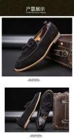 Zapatos de hombre Estilo británico Versátil Cuero genuino Arco Moda Punta puntiaguda Cierre sin cordones PU - details 12