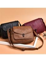 Bolso De Hombro Para Mujer De Cuero Suave Vintage Lujo Bolso De Mano Diseñador Nuevo 2021 Pequeño Crossbody Bolsos De Mujer - details 28