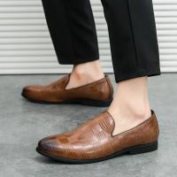 Mocasines de hombre, zapatos de vestir casuales de moda para hombre, zapatos de negocios cómodos sin cordones - details 8