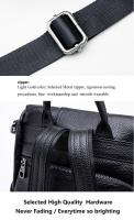 Mochila antirrobo con cremallera para mujer, bolso de mano de hombro de moda con correa extraíble para el trabajo - details 15