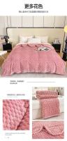 Manta Suave Cálida a Rayas Ideal para Sofá, Cama, Niños, Mascotas Textil Hogareño de Coral Fleece - details 20