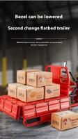 Triciclo Eléctrico de Aleación Modelo de Juguete de Tamaño Real 1:12 con Sonido y Luz - details 8