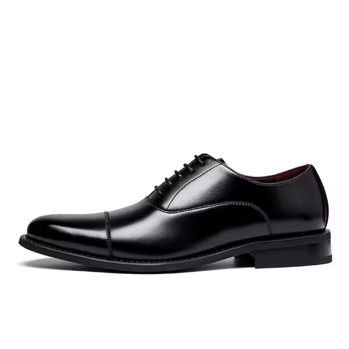 Zapatos de cuero de los hombres de triple articulación de cuero aumento de altura interior zapatos de cuero estilo británico - 1