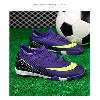 Botas de Fútbol Profesionales para Niños Cómodas Antideslizantes de Goma Resistente a Abrasiones - details 2