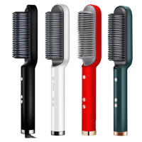 Salon Equipment Hair Straightening Comb Negative Ions Fluffy Hair Electric Hot Comb Curl Straight Straightening Hair Brush - details 7