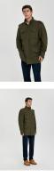 Otoño de gran tamaño vintage US Army Air Force verde oliva militar M65 chaqueta de campo sin relleno - details 11