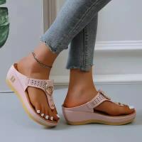 Sandalias de Verano 2025 para Mujeres Tallas Grandes Pantuflas de Plataforma Antideslizantes - details 14