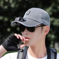 Ventilador incorporado Béisbol para fanáticos Protección UV frente ancha Sombrero para el sol Gorra refrescante ligera y transpirable ​ - details 17