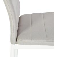Sillas de Comedor Juego de 4 Sillas de Metal para Cocina, Silla de Mesa Comoda Silla con Asiento Tapizado, Negro - details 39
