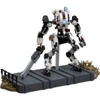 Titan Ronin Mecha building model kit, otoño mecha model decoration, set de bloques de construcción - details 1